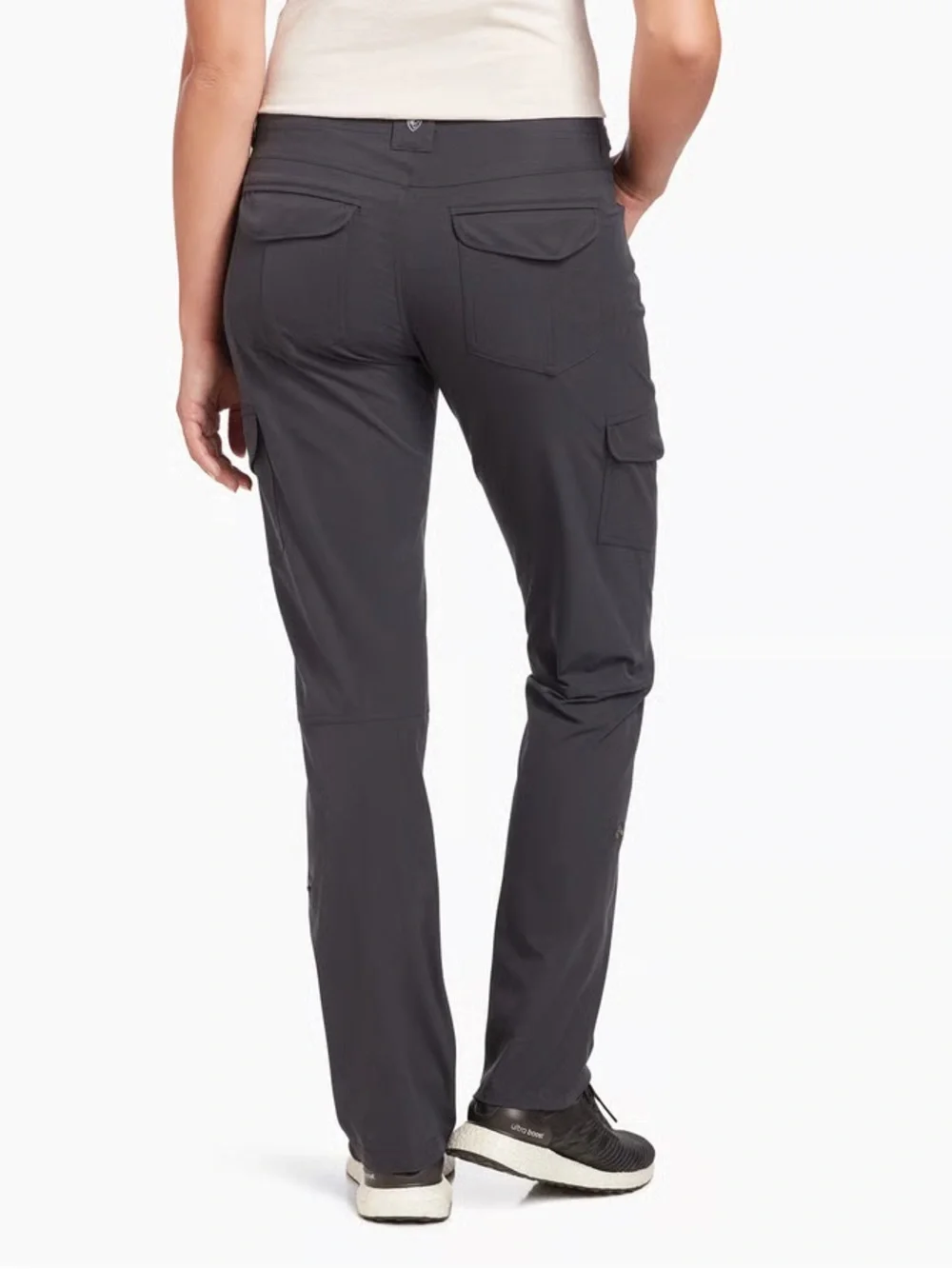 Kuhl Pants Freeflex Roll-Up Women's 16 Reg Gray Hiking Climbing Outdoors 6326